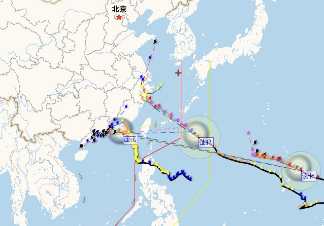 臺(tái)風(fēng)來襲最新示意圖