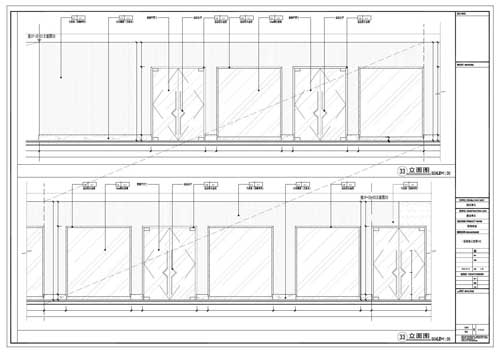 商場深化設(shè)計施工圖一層立面圖33