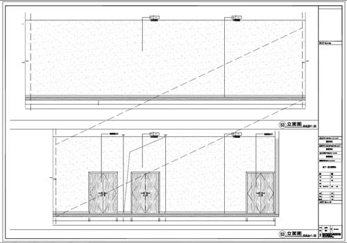 商場深化設(shè)計施工圖負一層立面圖53