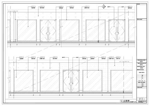 商場深化設(shè)計施工圖一層立面圖12