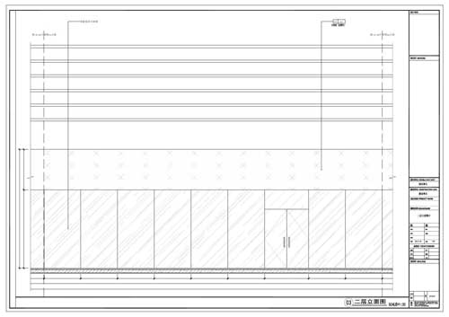 商場深化設(shè)計施工圖二層立面圖03