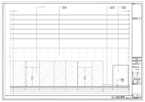 商場深化設(shè)計施工圖二層立面圖03