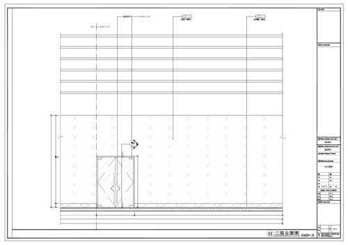 商場深化設(shè)計施工圖二層立面圖03