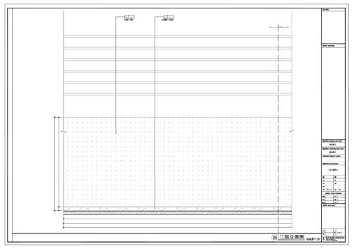 商場深化設(shè)計施工圖二層立面圖05