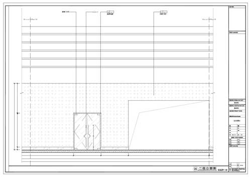 商場深化設(shè)計施工圖二層立面圖05