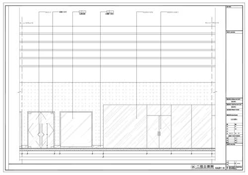 商場深化設(shè)計施工圖二層立面圖05