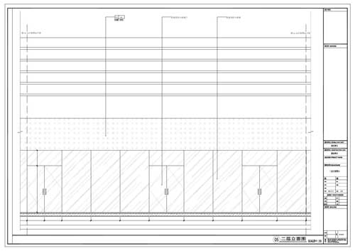 商場深化設(shè)計施工圖二層立面圖05