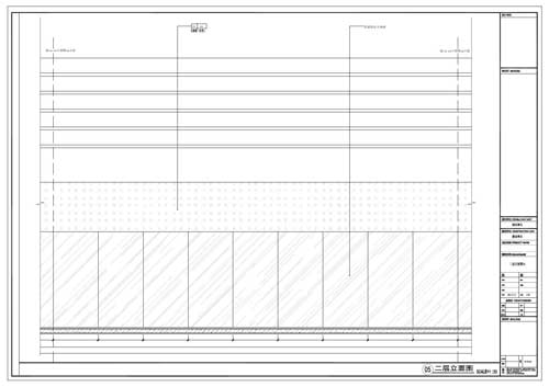 商場深化設(shè)計施工圖二層立面圖05