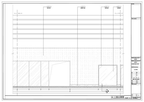 商場深化設(shè)計施工圖二層立面圖05