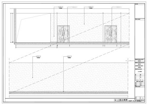 商場深化設(shè)計施工圖二層立面圖30