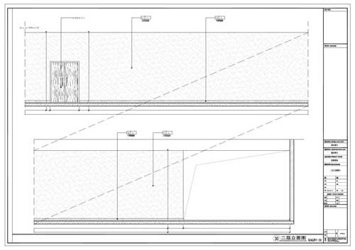 商場深化設(shè)計施工圖二層立面圖30