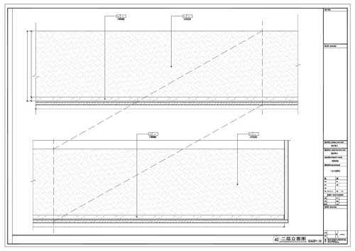 商場深化設(shè)計施工圖二層立面圖40