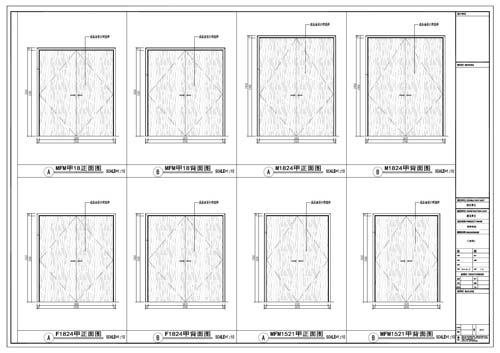 商場深化設(shè)計施工圖門表面2