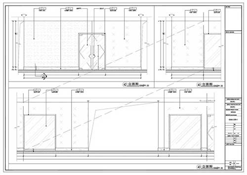 商場深化設(shè)計施工圖一層立面圖42-43