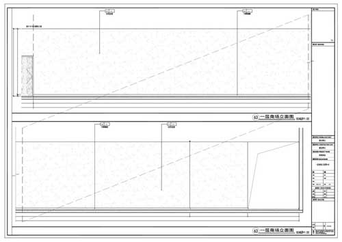 商場深化設(shè)計施工圖一層立面圖63