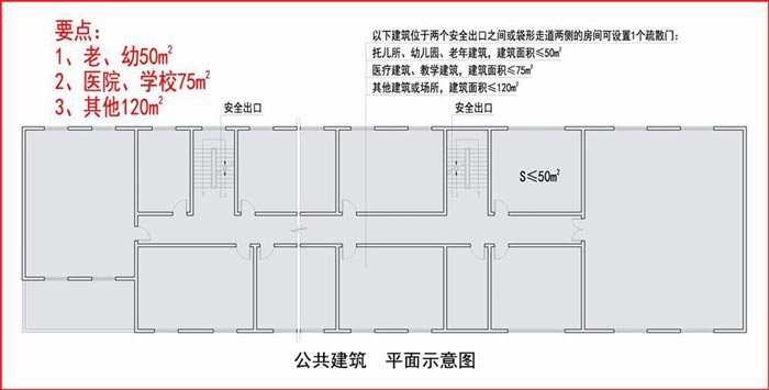 公共建筑平面示意圖