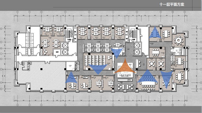 辦公室十一層平面圖