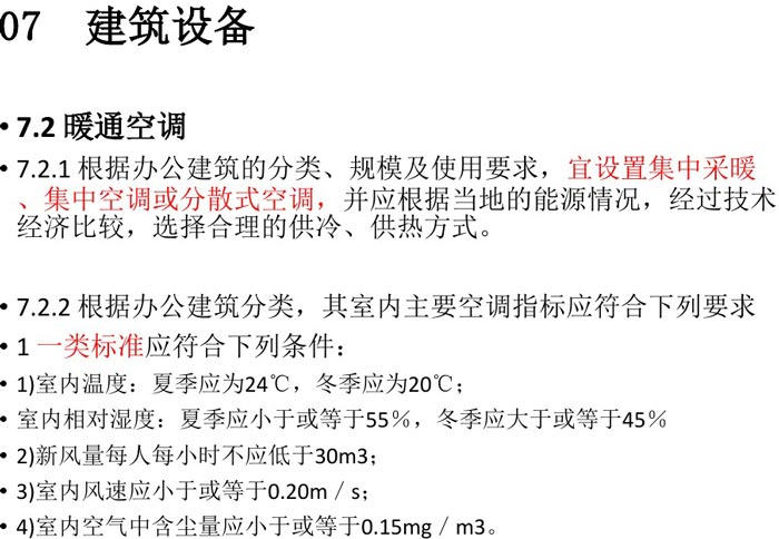 辦公建筑設(shè)備設(shè)計規(guī)范解讀圖